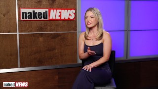 Eila Adams All Natural Fit Blonde Interviews & Behind the Scenes I Naked News