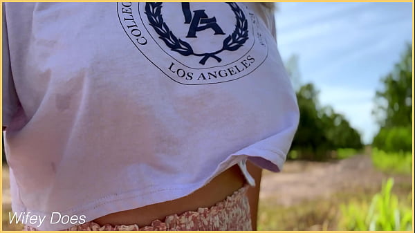 Wifey has perfect tits for flashing