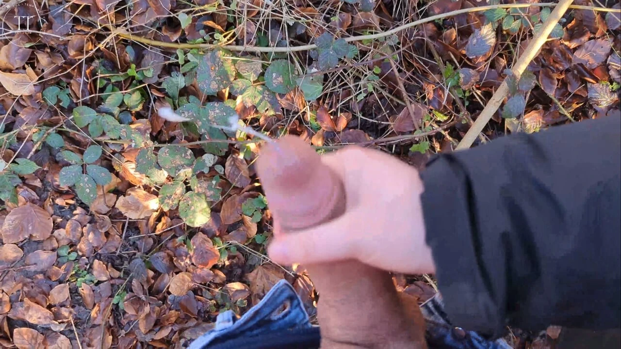Risky handjob on a busy hiking trail – we almost got caught