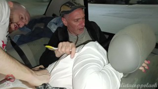 La colegiala JULIETACOPPOLAOK enfiestada en el auto rumbo a su casa luego de estudiar. PARTE 1