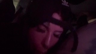 Sucking on his head until he cums in my mouth