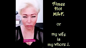 Blowjob, dogging, conversations of mature spouses, cock in pussy close-up and just a beautiful mature blonde with long hair!