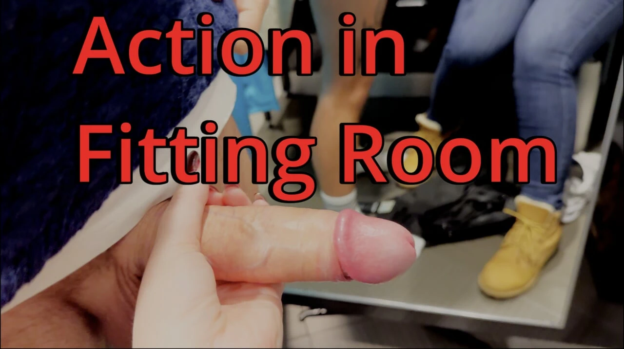 Blowjob in fitting room from a hot Blonde Girl – were we too loud?
